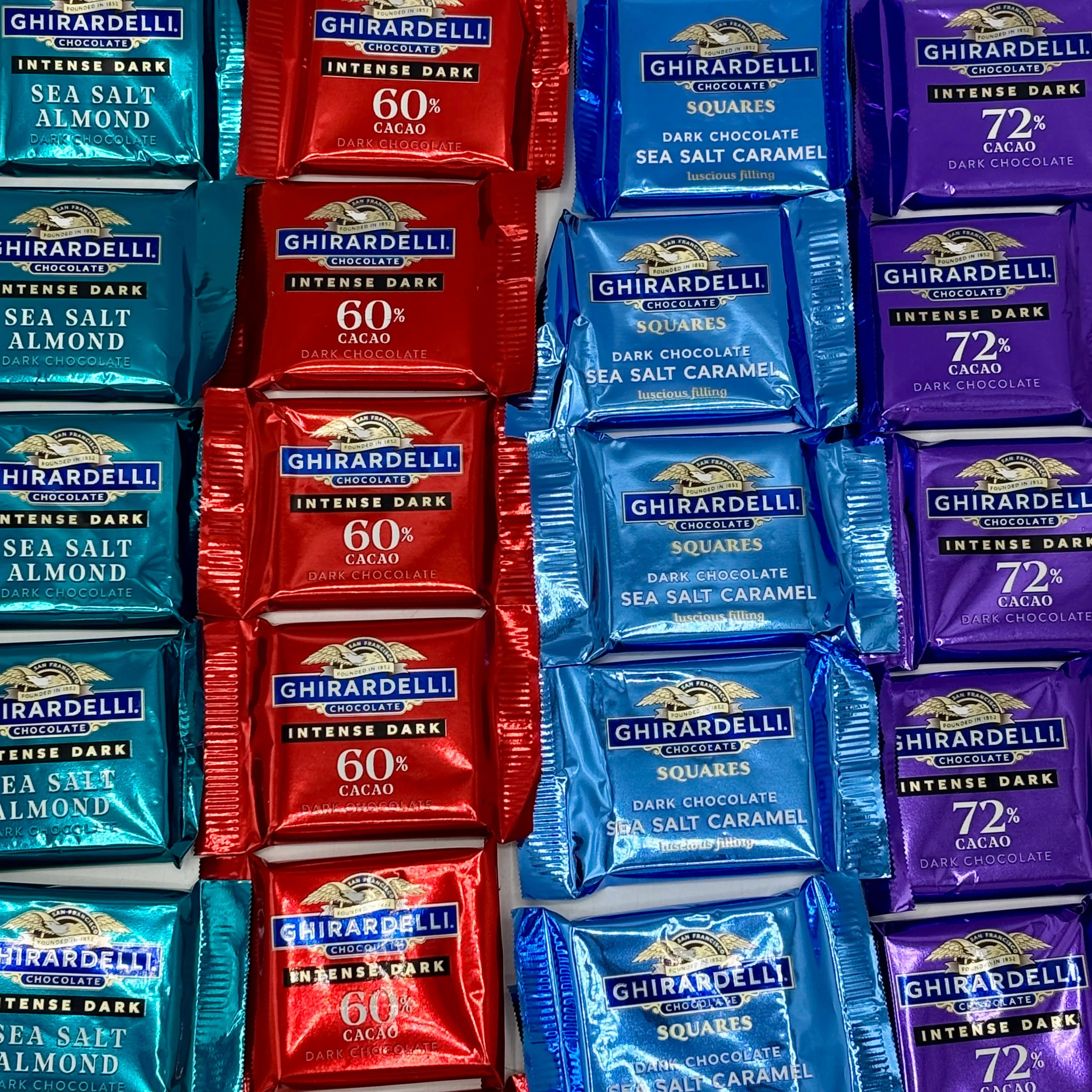 Ghirardelli Assorted Dark Chocolate Squares – Bulk Value Bag - Image 3