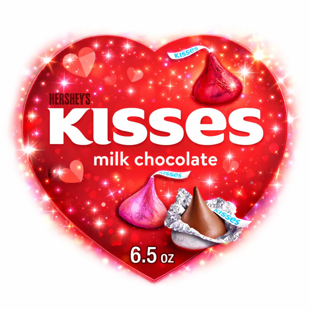 Hershey's Kisses – Valentine's Day Gift Box – Milk Chocolate - 6.5oz - Image 4