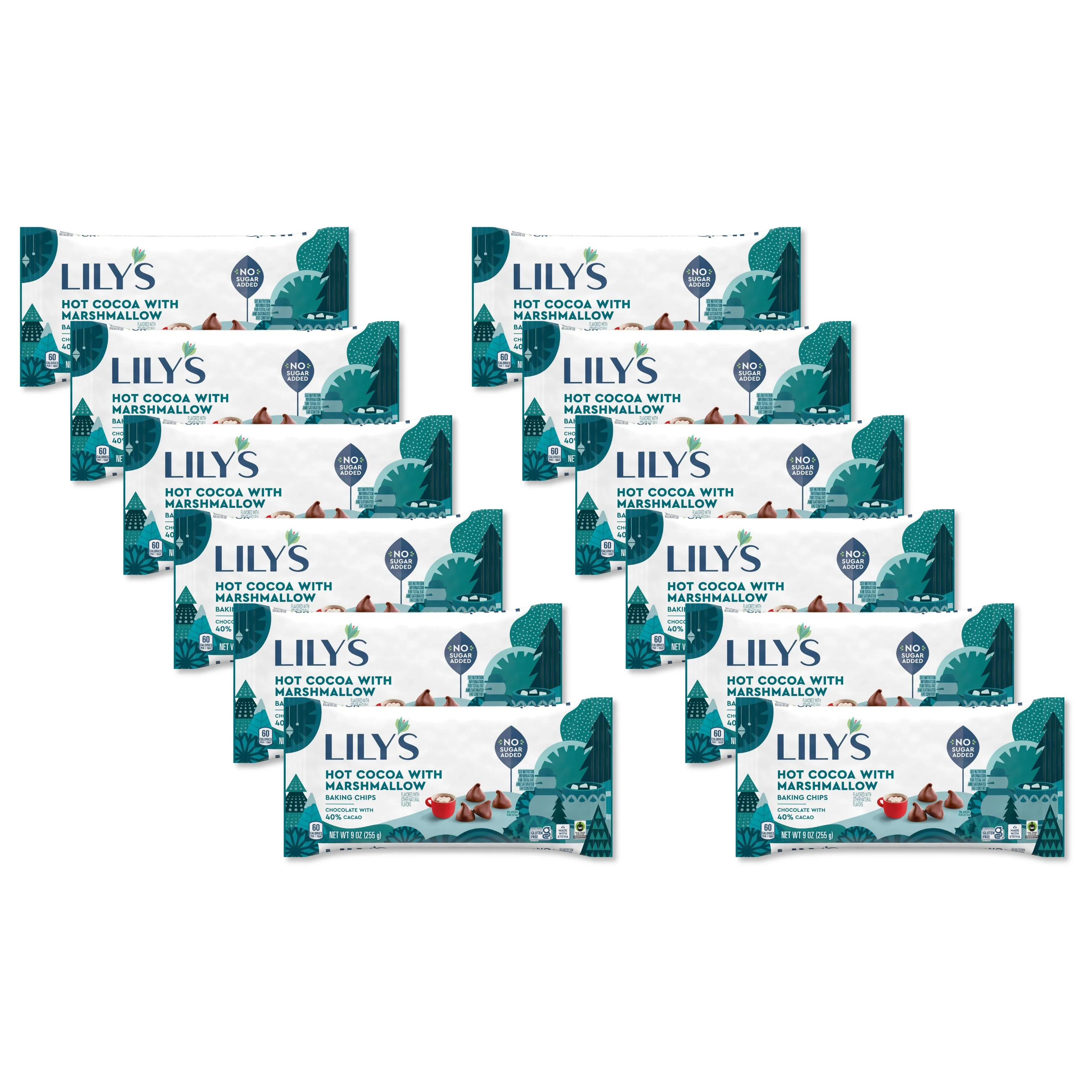 LILY’s Hot Cocoa with Marshmallow Baking Chips – No Sugar Added – 9 oz - Image 3