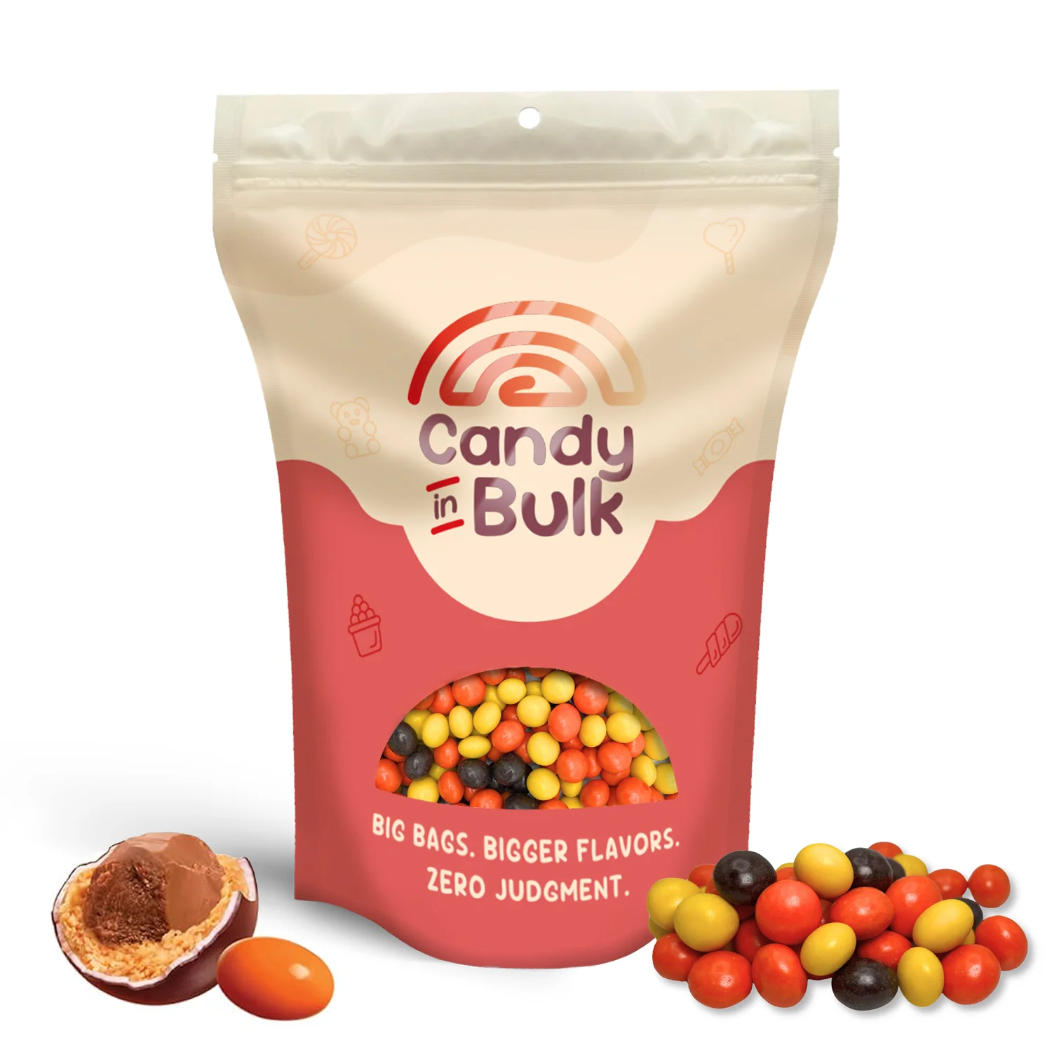 Reese's Pieces Caramel Flavored Milk Chocolate Candy – Bulk Value Bag - Image 4