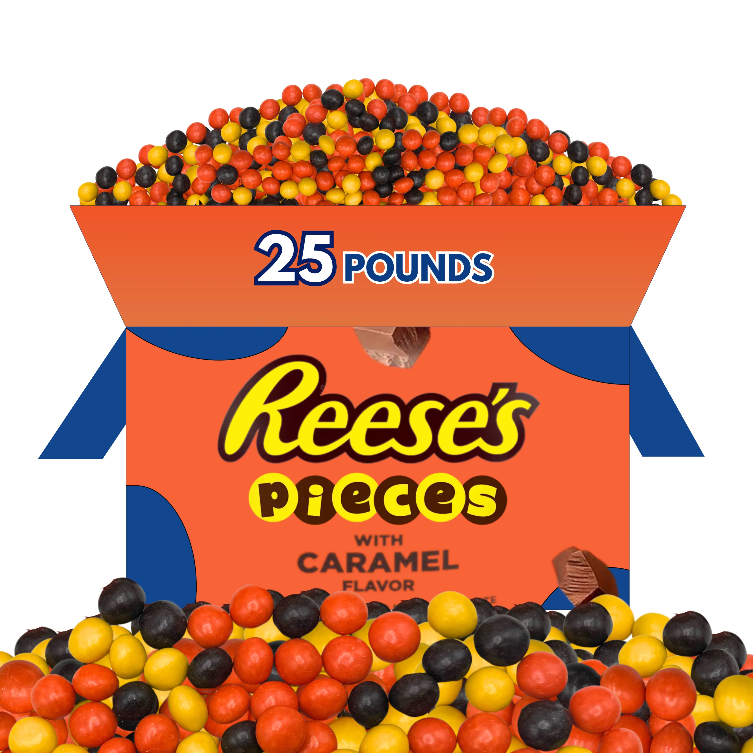 Reese's Pieces Caramel Flavored Milk Chocolate Candy – Bulk Value Bag - Image 6