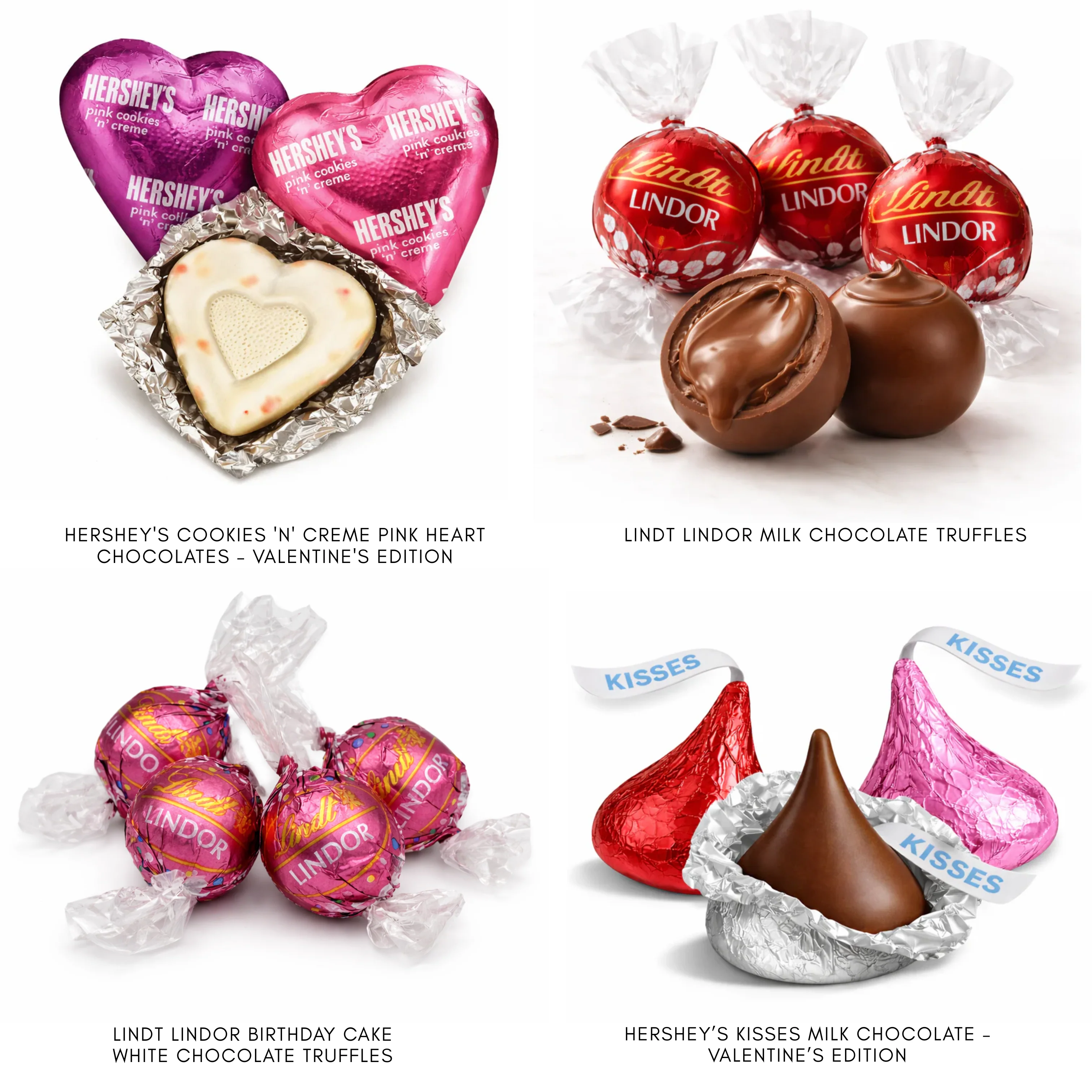 Valentine’s Day Chocolate Gift Box with Hershey’s & Lindt Favorites – Red Box – 4 lb - Image 4
